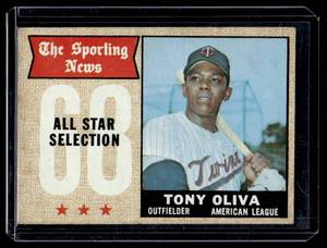 Tony Oliva 1968 Topps #371 Vintage Baseball Card