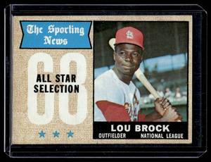 Lou Brock 1968 Topps #372 Vintage Baseball Card