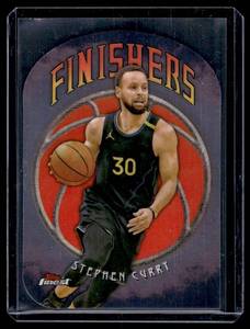 Steph Curry Die Cut Insert 2025 Topps Finest Finishers Insert #F-5 Basketball Card