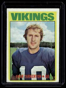 Fran Tarkenton 1972 Topps #225 Vintage Minnesota Vikings Football Card