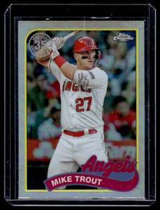 Mike Trout Refractor 2024 Topps Chrome #89CB-1 Baseball Card