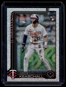 Luke Keaschall RC Foilboard Sparkle SP 2025 Topps Update #US16 Rookie Minnesota Twins Baseball Card