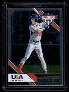 Pete Crow Armstrong XRC 2020 USA Baseball Stars & Stripes #48 Baseball Card