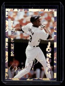 Michael Jordan Silver Auto1993-94 Stadium Sports Baseball Card