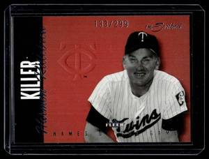 Harmon Killebrew 299 2004 Fleer inScribed Names of the Game #29 numbered 133299 Minnesota Twins Baseball Card