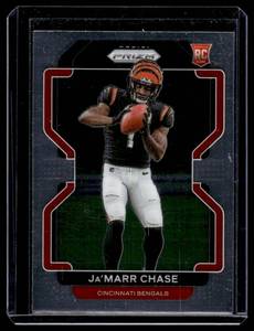 JaMarr Chase RC 2021 Prizm #337 Rookie Football Card