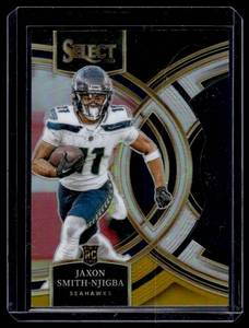 Jacon Smith-Njigba RC Die Cut Premier Prizm 2023 Select #174 Rookie Football Card