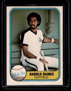 Harold Baines 1981 Fleer #346 Rookie Vintage Baseball Card