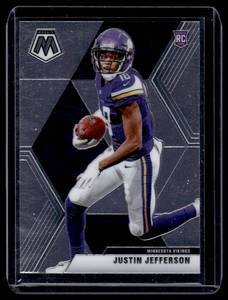 Justin Jefferson RC 2020 Mosaic #209 Rookie Minnesota Vikings Football Card