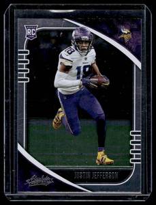 Justin Jefferson RC 2020 Absolute #168 Rookie Minnesota Vikings Football Card