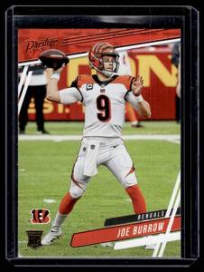 Joe Burrow RC 2020 Prestige #301 Rookie Football Card