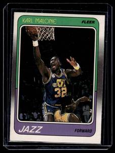 Karl Malone 1988 Fleer #114 Vintage Basketball Card