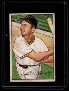 1952 Bowman Dave Williams #178 Vintage Baseball Card