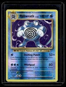 Poliwrath Holo 25108 Pokemon Trading Card