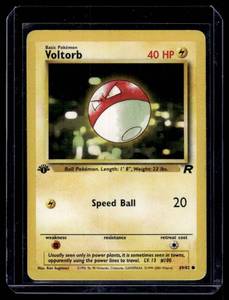 Voltorb 1st Edition 6982 Pokemon Trading Card