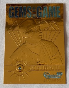 Ken Griffey Jr. Gems of the Game  1998 23kt Gold Limited Edition Baseball Card