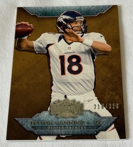 Peyton Manning 310 2012 Topps Triple Threads #100 Numbered 210310 Football Card