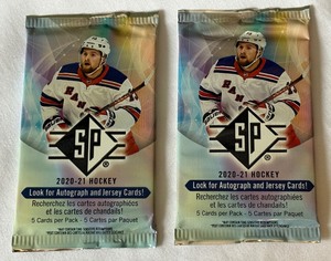 2 Packs - 2020-21 SP Hockey Cards