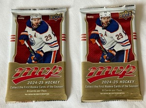 2 Packs - 2024-25 UD MVP Hockey Cards