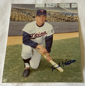 Frank Kostro Autographed Minnesota Twins Baseball 8x10 Photo