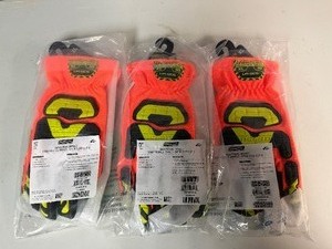 Iron Clad Industrial Impact Low Profile Open Cuff Cut 5 Gloves (Qty 3) XL