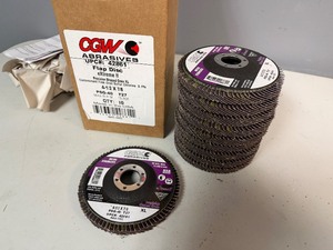 CGW Abrasives eXtreme II Flap Disc 4 12 x 78 XL (Qty 10)