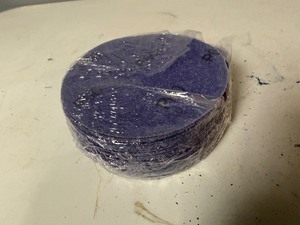 Package of 5 P60 Circular Sandpaper Discs (packaged open for picture)