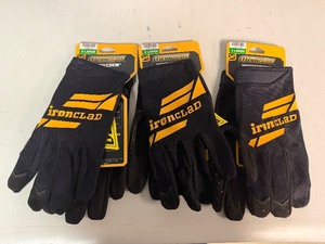Iron Clad Work Crew Gloves (3 pair) XL