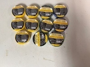 Power Phase 34 x 66 Blue, Green and Yellow Vinyl Electrical Tape (11 Rolls)