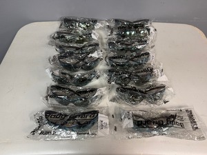 Fastenal G8 Safety Glasses Black Frame, Gold Mirror Lens (Qty 14)