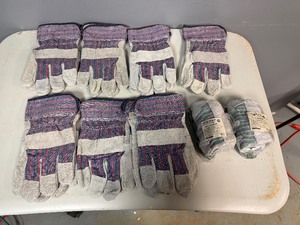 Lightweight Work Gloves (9 pair) ML