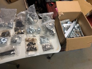 Handymans Dream Lot - Brackets, Fasteners, Nuts, Bolts, Screws, Washers...