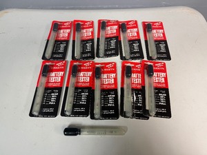 Battery Testers - Test 6,12,24 Volt Batteries. (Qty 11 - 10 in original packaging)