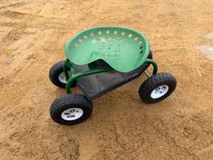 Rolling Work Seat with Tool Tray