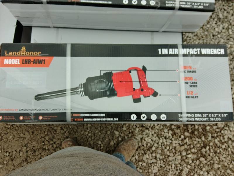 1 IN Air Impact Wrench