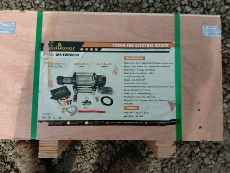 25000LBS Electric Winch