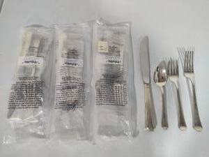 Gorham Fairfax Sterling Silver Flatware Sets New in Packaging - Four Settings