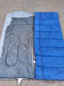 Two Coleman Sleeping Bags