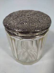 Sterling Silver Vanity Jar