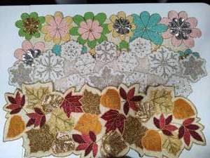 Beaded Table Runners