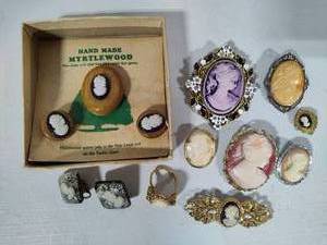 Lot of Cameo Themed Jewelry