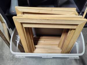 Tote Full of Wood Frames (24 x 20)