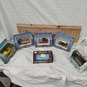 Six Die Cast Cars as Shown