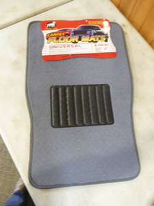 White Dog Universal Carpet Floor Mats