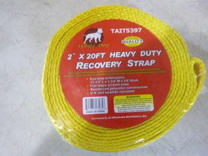 White Dog Recovery Strap