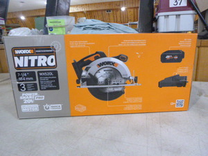 Worx Nitro 20V Cordless Brushless 7 14 Circular Saw
