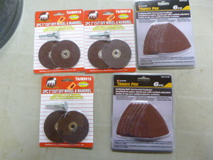 Chut-0Off Wheels and Sandpaper