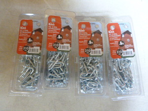 4 Packs of Koch #2 Coil Straight Link Chain
