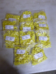 11 Bags of Yellow Wire Connectors