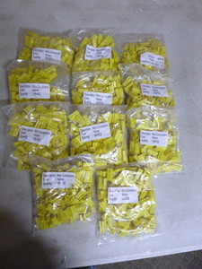 11 Bags of Yellow Wire Connectors
